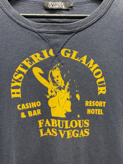 Hysteric Glamour ‘Fabulous Las Vegas’ Blue/Yellow Short Sleeve T-Shirt