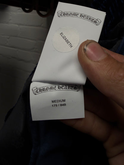 Chrome Hearts Velour/Leather Tracksuit Pants