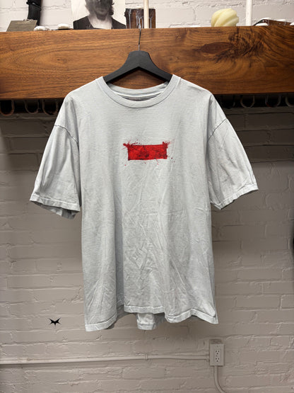 SS2022 Supreme x Ralph Steadman Pale Blue ‘Bloody’ Box Logo T-Shirt