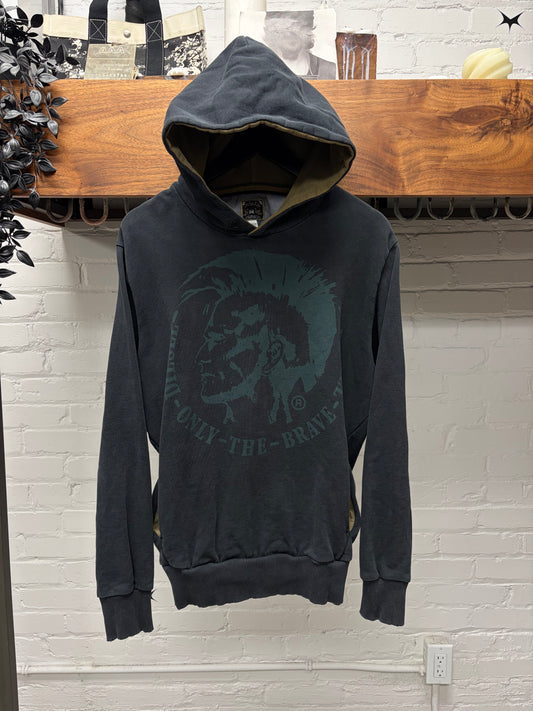 Diesel Classic ‘Mohawk Logo’ Pullover Hoodie
