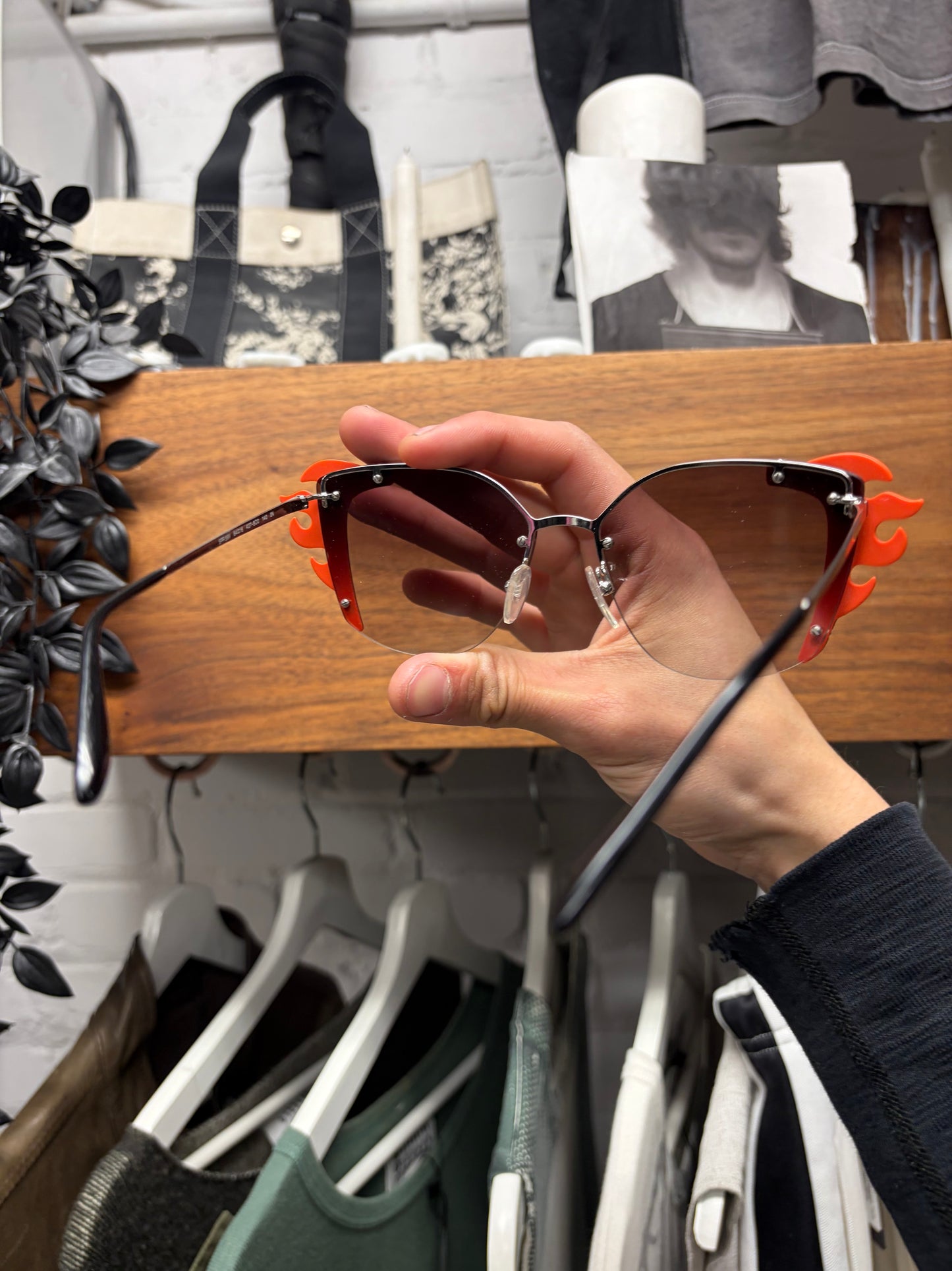Prada ‘Flame’ Cat Eye Glasses