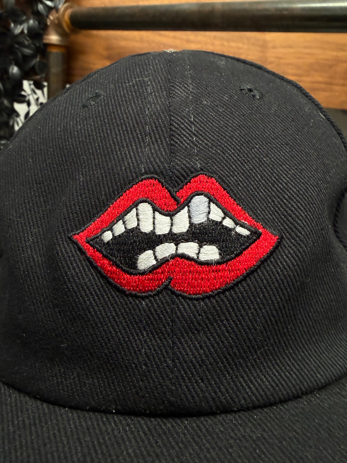 Chrome Hearts x Matty Boy ‘Chomper’ Black Leather ‘Oval Strap’ Hat