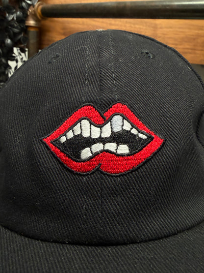 Chrome Hearts x Matty Boy ‘Chomper’ Black Leather ‘Oval Strap’ Hat