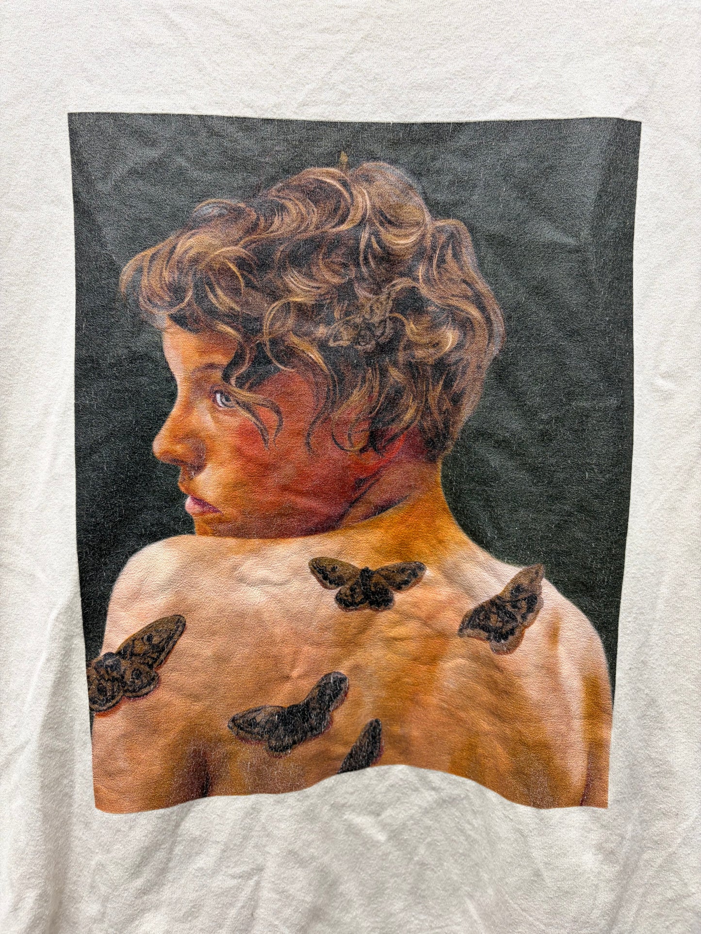 AW2021 Undercover x Markus Akesson ‘Portrait’ White Graphic T-Shirt