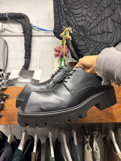 Balenciaga Black Leather ‘Rhino’ Derbys
