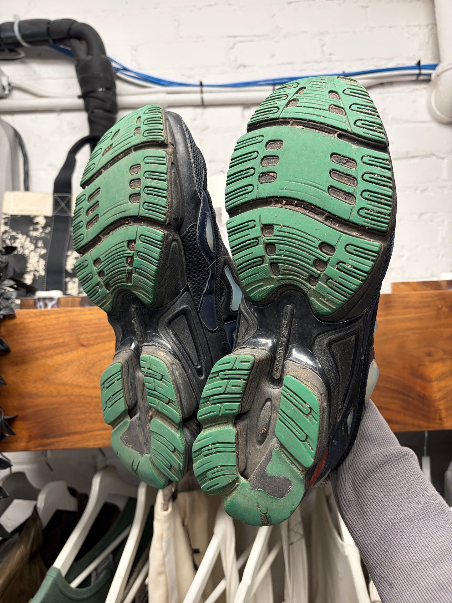 Raf Simons x Adidas Ozweegos V2 ‘Night Marine’ Low Yop Sneakers