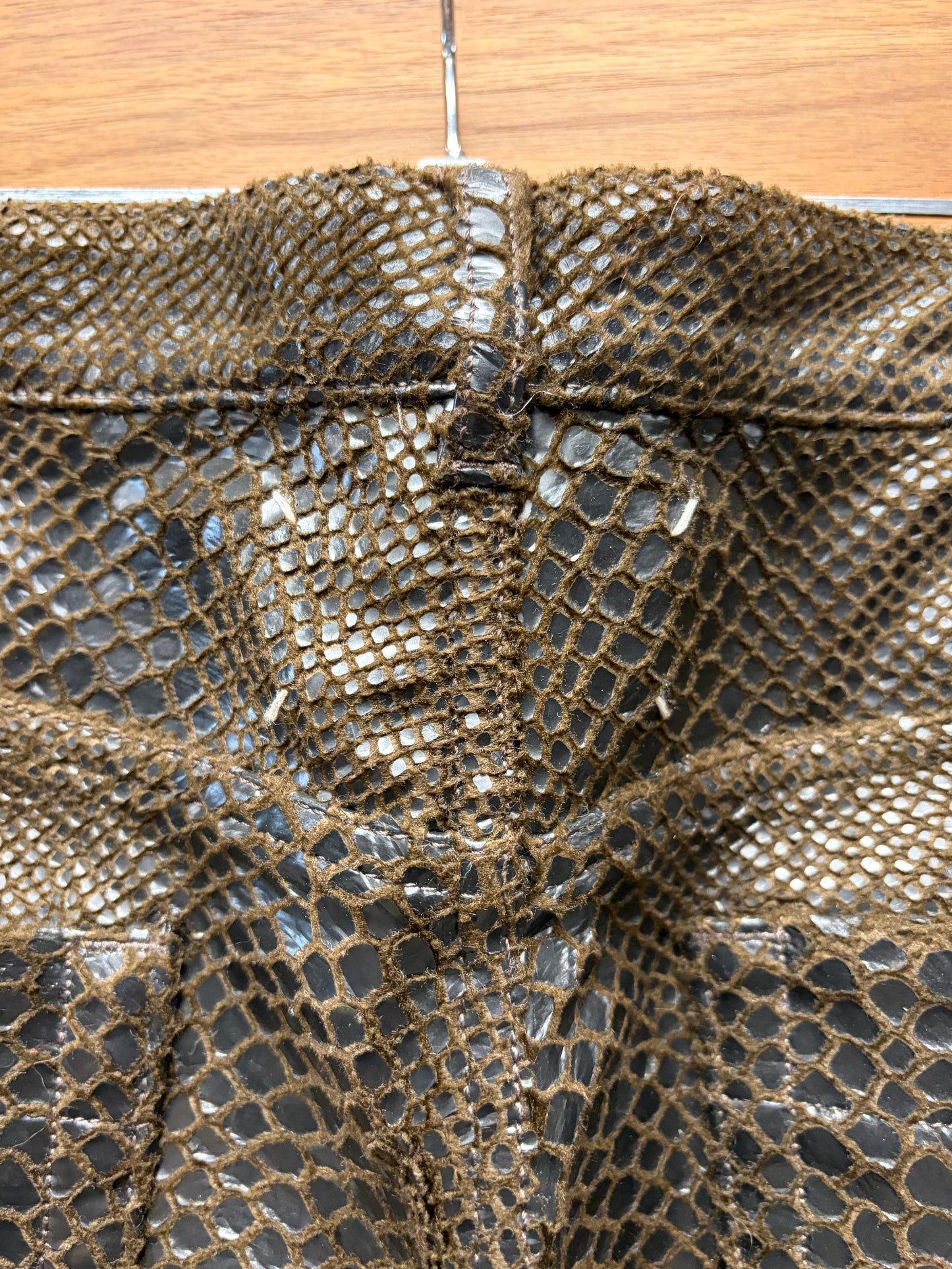 AW2008 Maison Martin Margiela Snakeskin Appliqué Denim