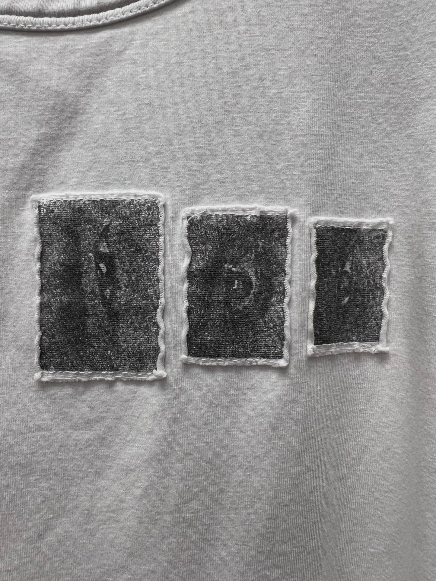RAF by Raf Simons White ‘Patchwork’ Tank-top