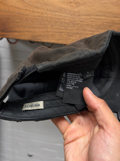 Balenciaga Sun-Faded Brown ‘Mudshow’ Pierced Cap