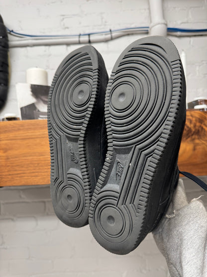 Alyx Studios x Nike Black ‘Air Force 1’ Premium Leather Low Top Sneakers