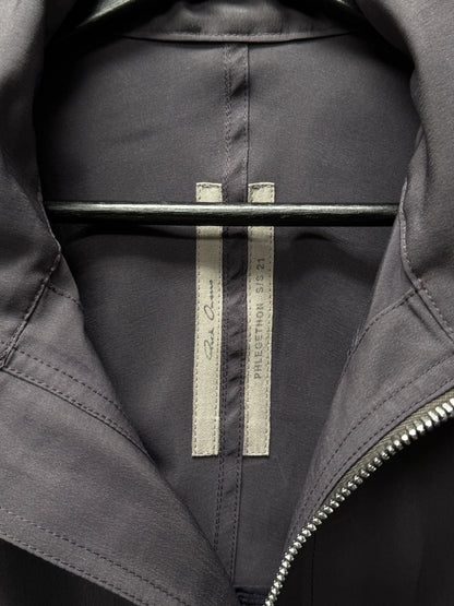 SS21 Rick Owens ‘Phlegethon’ Plum Fishtail Parka