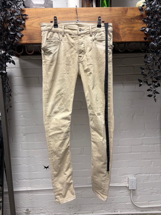 Rick Owens DRKSHDW ‘Tyrone Cut’ Mineral Wash Skinny Jeans