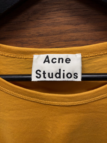 Acne Studios Yellow Organic Cotton T-Shirt