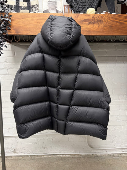 AW2023 Rick Owens Black Jumbo Duvet ‘Peter’ Oversized Down Puffer Jacket