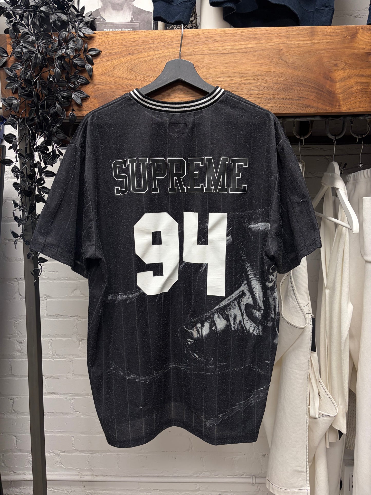 SS2021 Supreme ‘Massive Attack’ Black Soccer Jersey