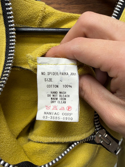 L.G.B. ‘Spider’ Black/Yellow Boxing Zip-Up Hoodie