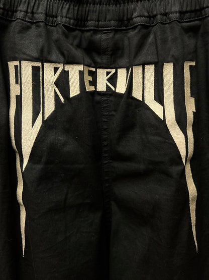 AW2024 Rick Owens ‘Porterville’ Bela Black Wide Leg Pants