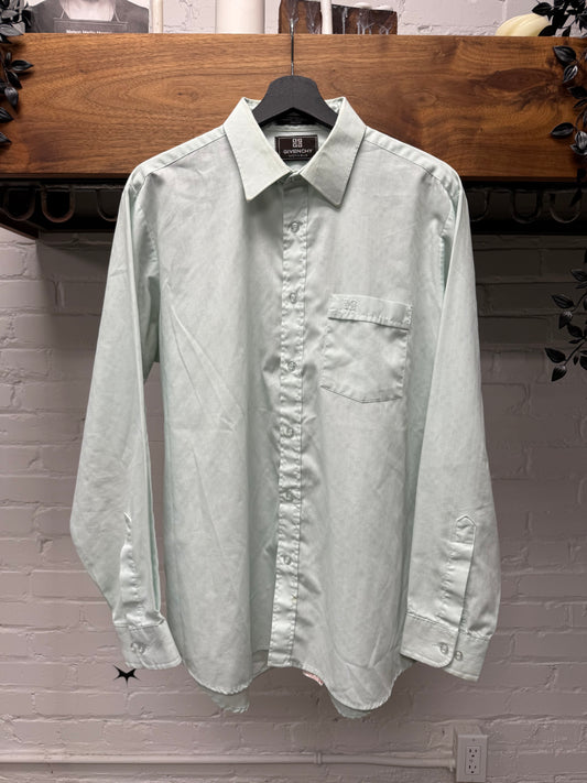 Givenchy Embroidered Pocket Logo Button Up Shirt