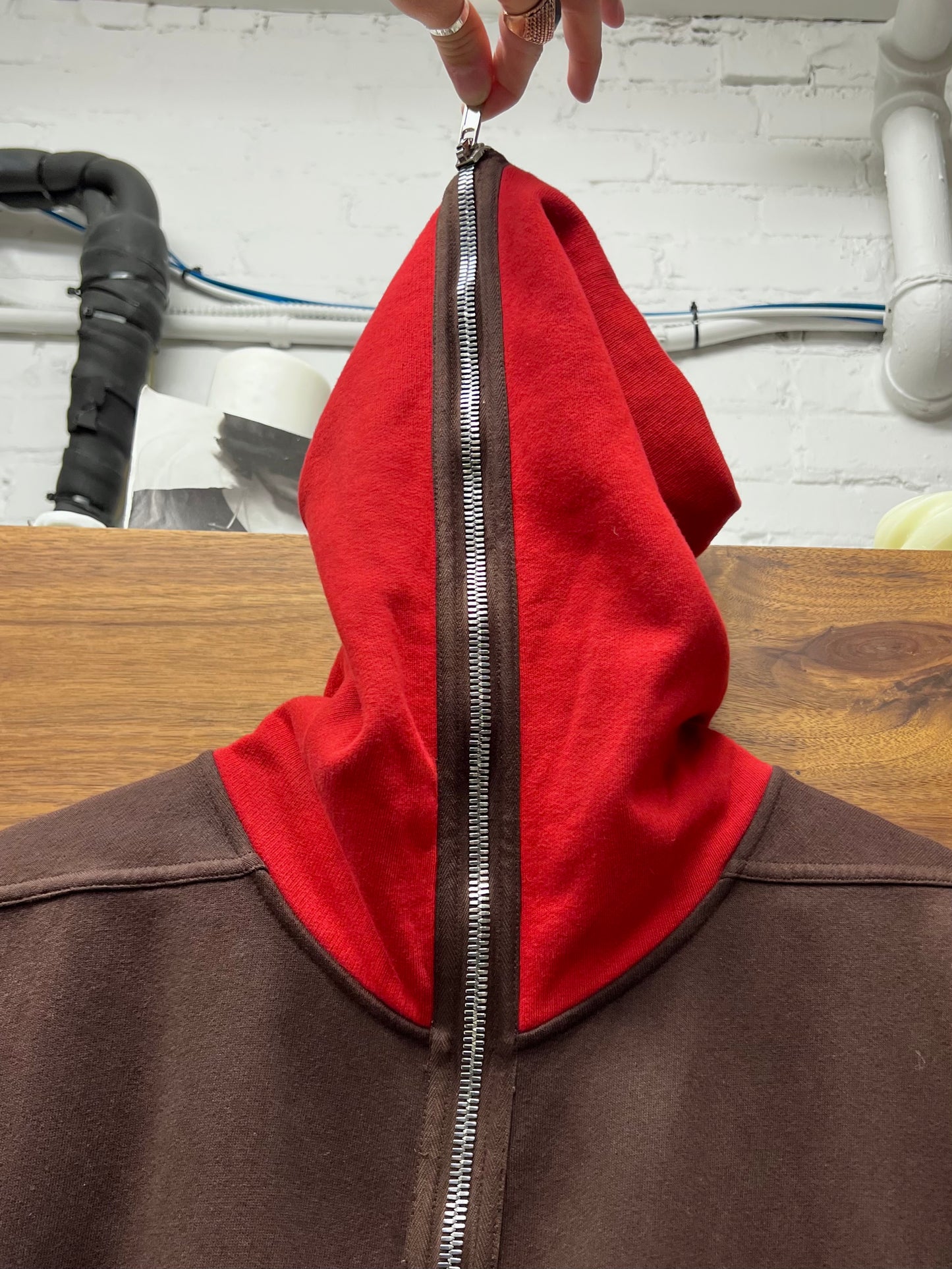 Rick Owens Sleeveless ‘Gimp’ Full-Zip Hoodie