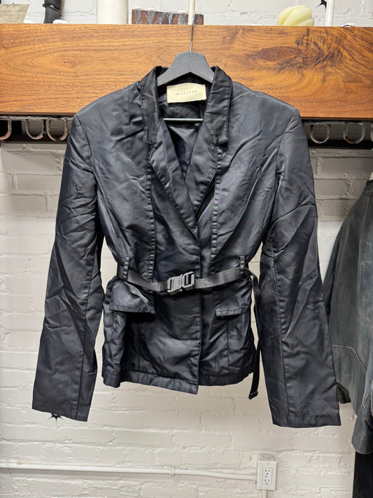 Alyx Studios ‘Roller Buckle’ Nylon Black Shell Blazer