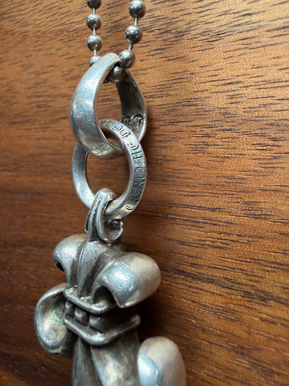 Chrome Hearts ‘Jumbo Fleur de Lis’ 925 Silver Double Bail Pendant