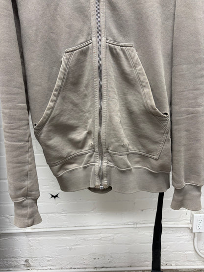 Rick Owens DRKSHDW ‘Gimp’ Dust Full Zip-Up Cotton Hoodie