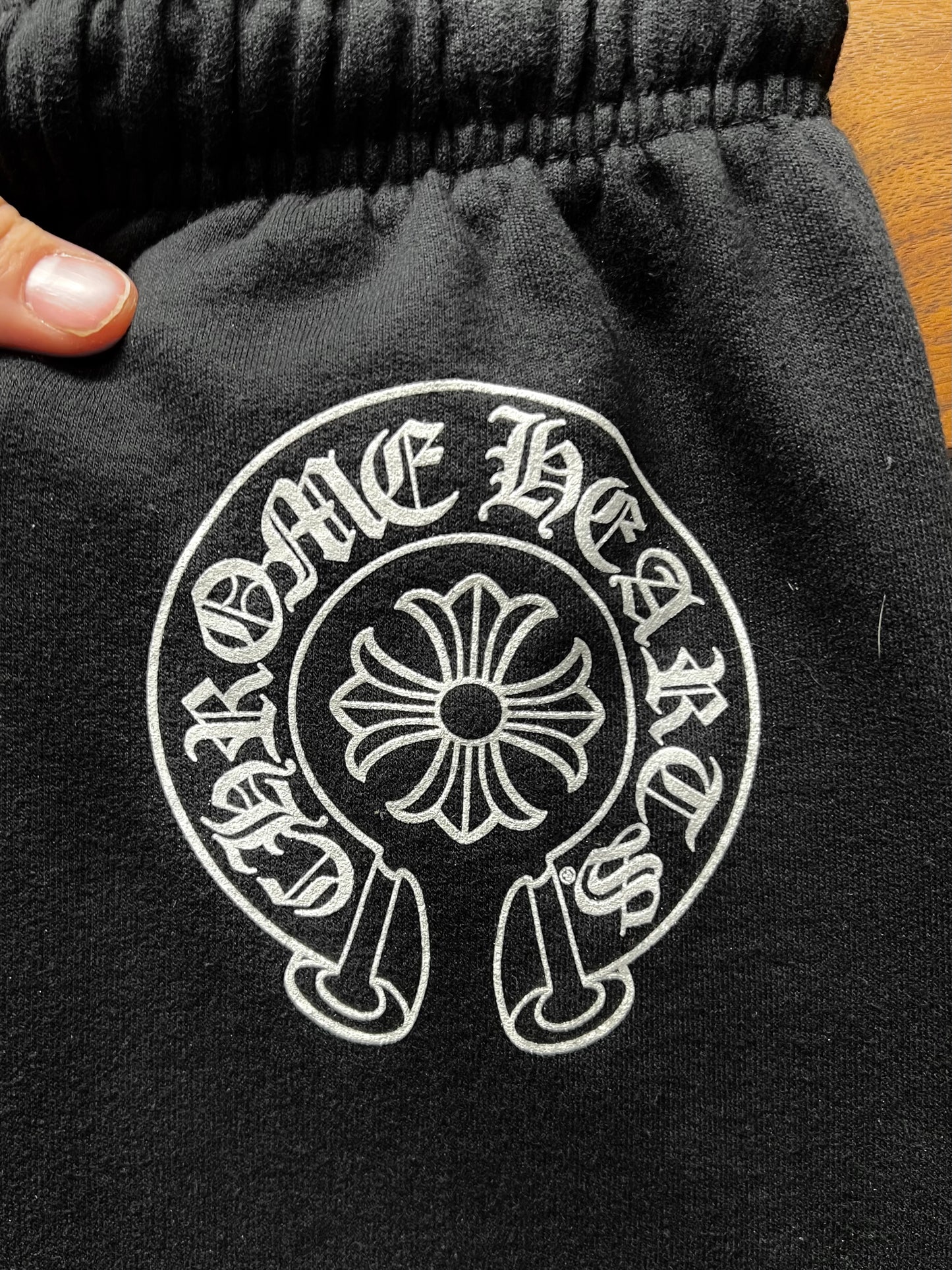 Chrome Hearts ‘FUCK YOU’ Horseshoe Logo Black Sweatpants