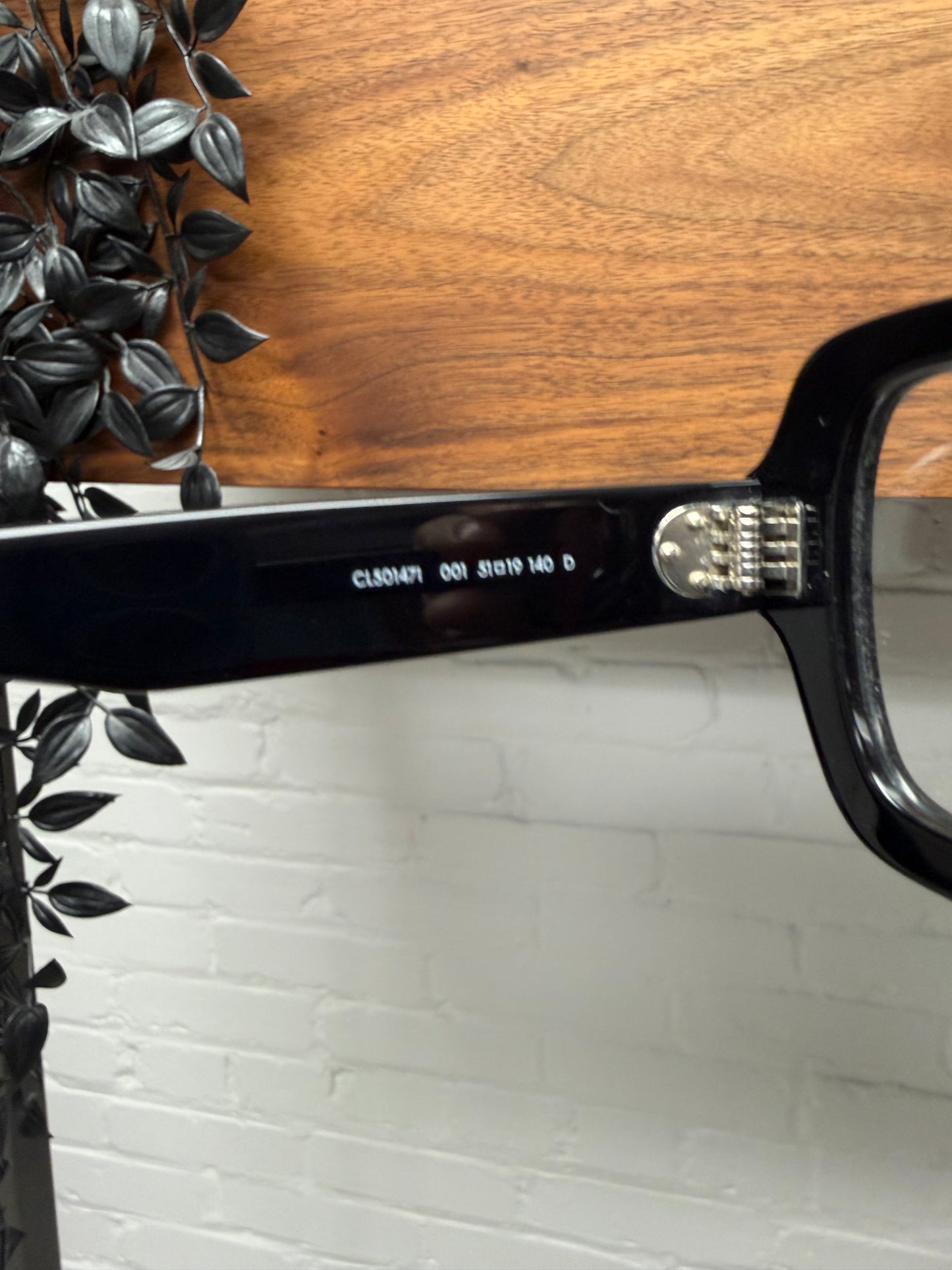 Celine ‘CL501471’ Boxy Rectangular Shape Black Optical Glasses