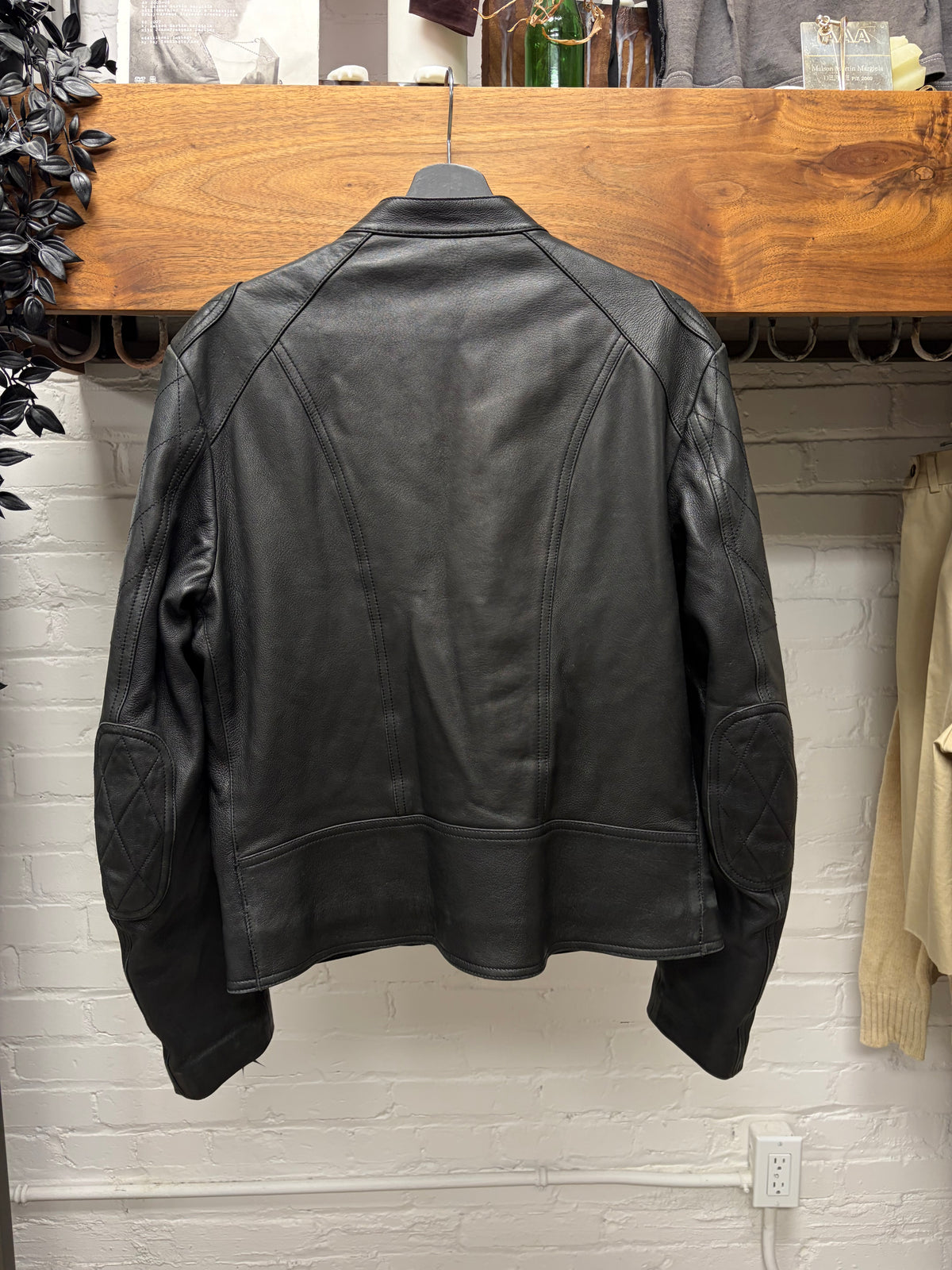 Gucci by Tom Ford Black Lambskin Leather Motorcyle Biker Jacket