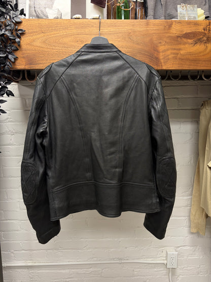 Gucci by Tom Ford Black Lambskin Leather Motorcyle Biker Jacket