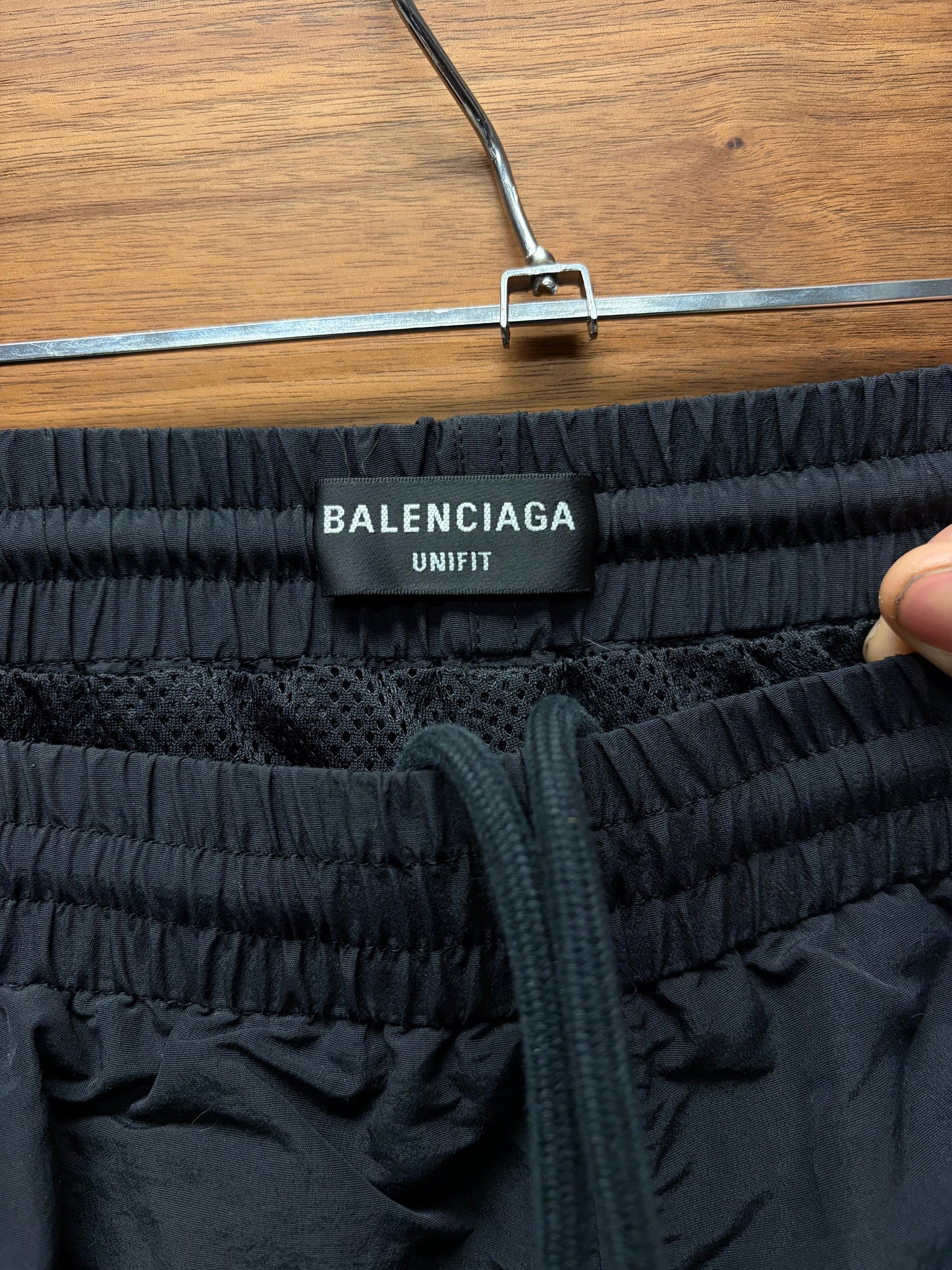 2021 Balenciaga ‘3B Sports Icon’ Logo Black Striped Track Pants