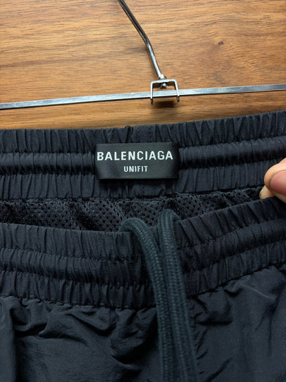 2021 Balenciaga ‘3B Sports Icon’ Logo Black Striped Track Pants