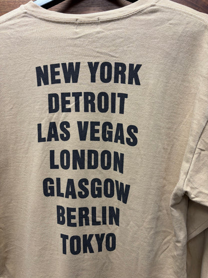 Hysteric Glamour ‘World Tour’ Brown/Black Long Sleeve T-Shirt