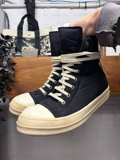 Rick Owens DRKSHDW Padded ‘Ramones’ High Top Sneakers