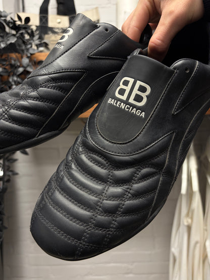 Balenciaga ‘Zen’ Black Leather Ultra Low Top Sneakers