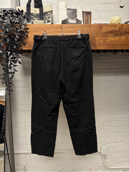 Jil Sander x Uniqlo Black Slim/Straight Cut Wool Trousers