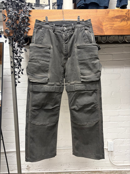 SS2024 Rick Owens Mainline ‘Lido’ DRKDust Stefan Cargo Pants