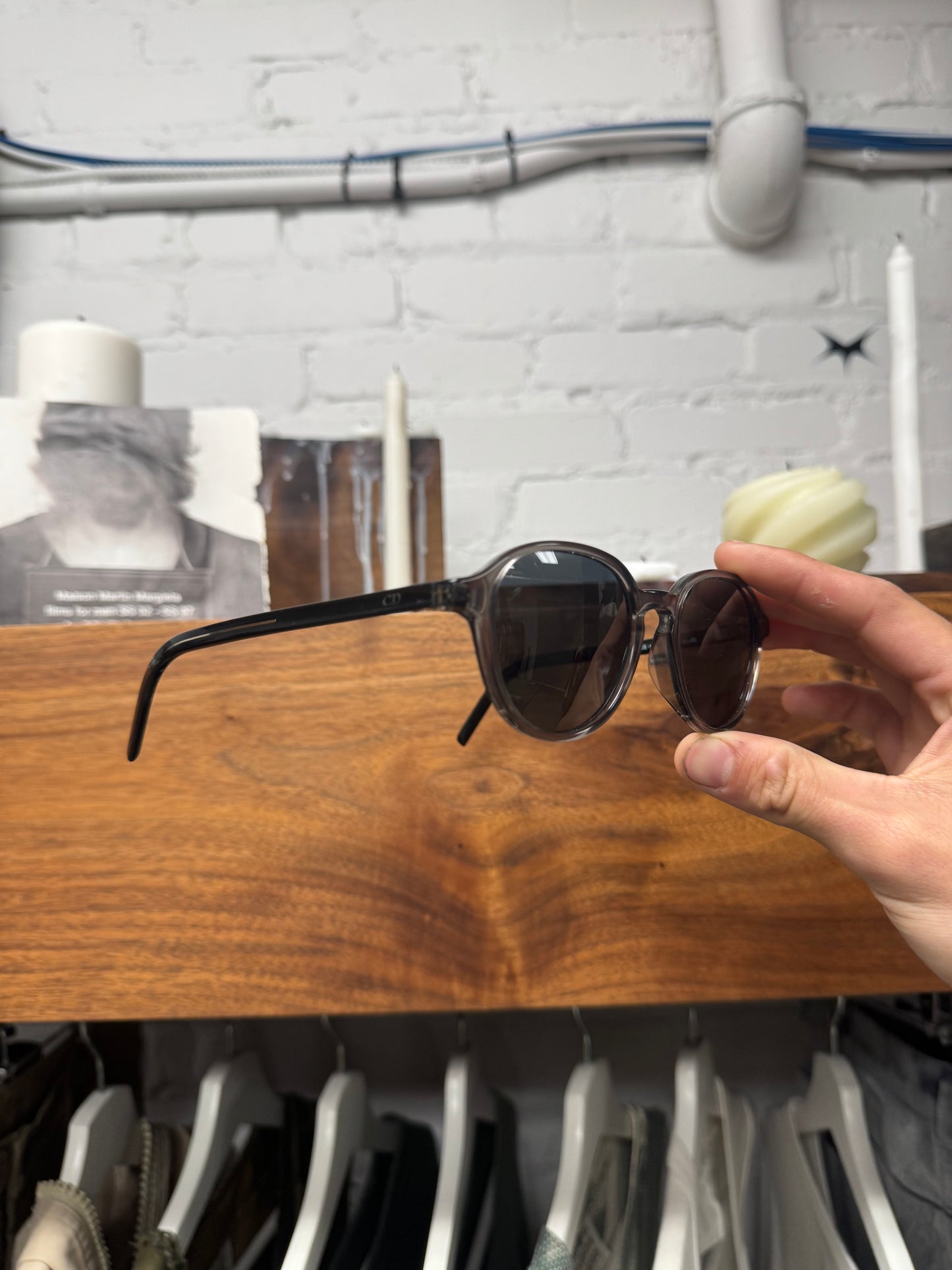 Dior Homme ‘Blacktie’ Black Clubmaster Sunglasses