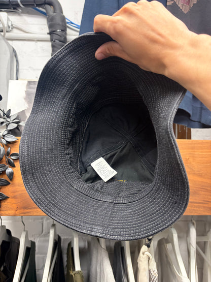 Kapital 'Old Man & The Sea' Black Denim Bucket Hat