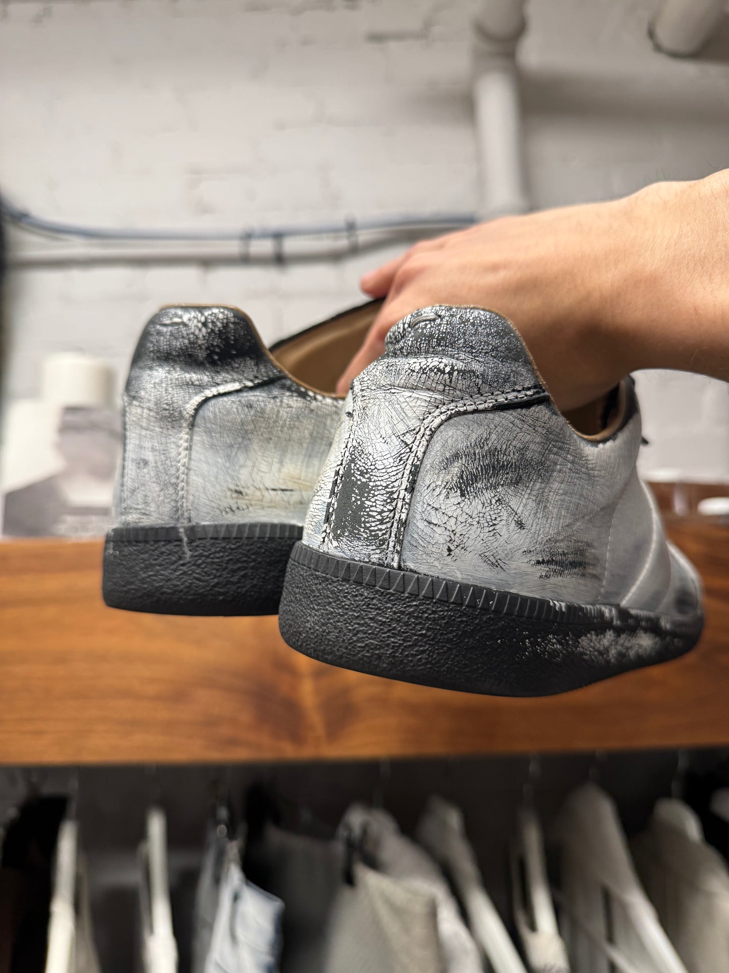 Maison Margiela Paint ‘G.A.T’ Low Top Sneakers