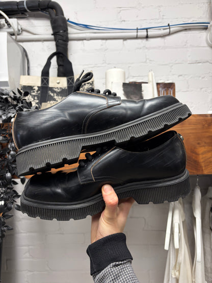 Gucci ‘Mystras’ Black Patent Leather Platform Sole Derbys