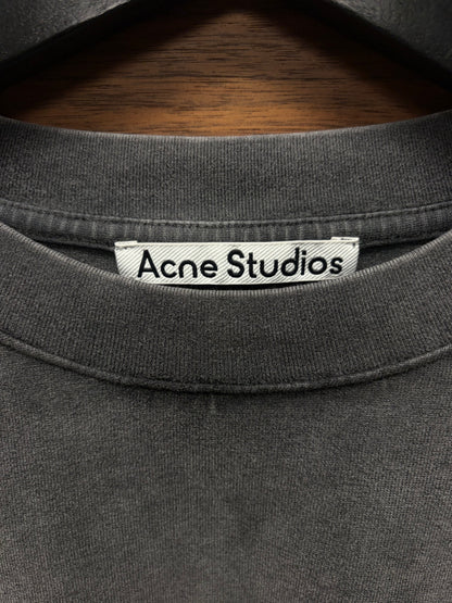 Acne Studios ‘Patch Logo’ Organic Cotton Grey Oversized T-Shirt