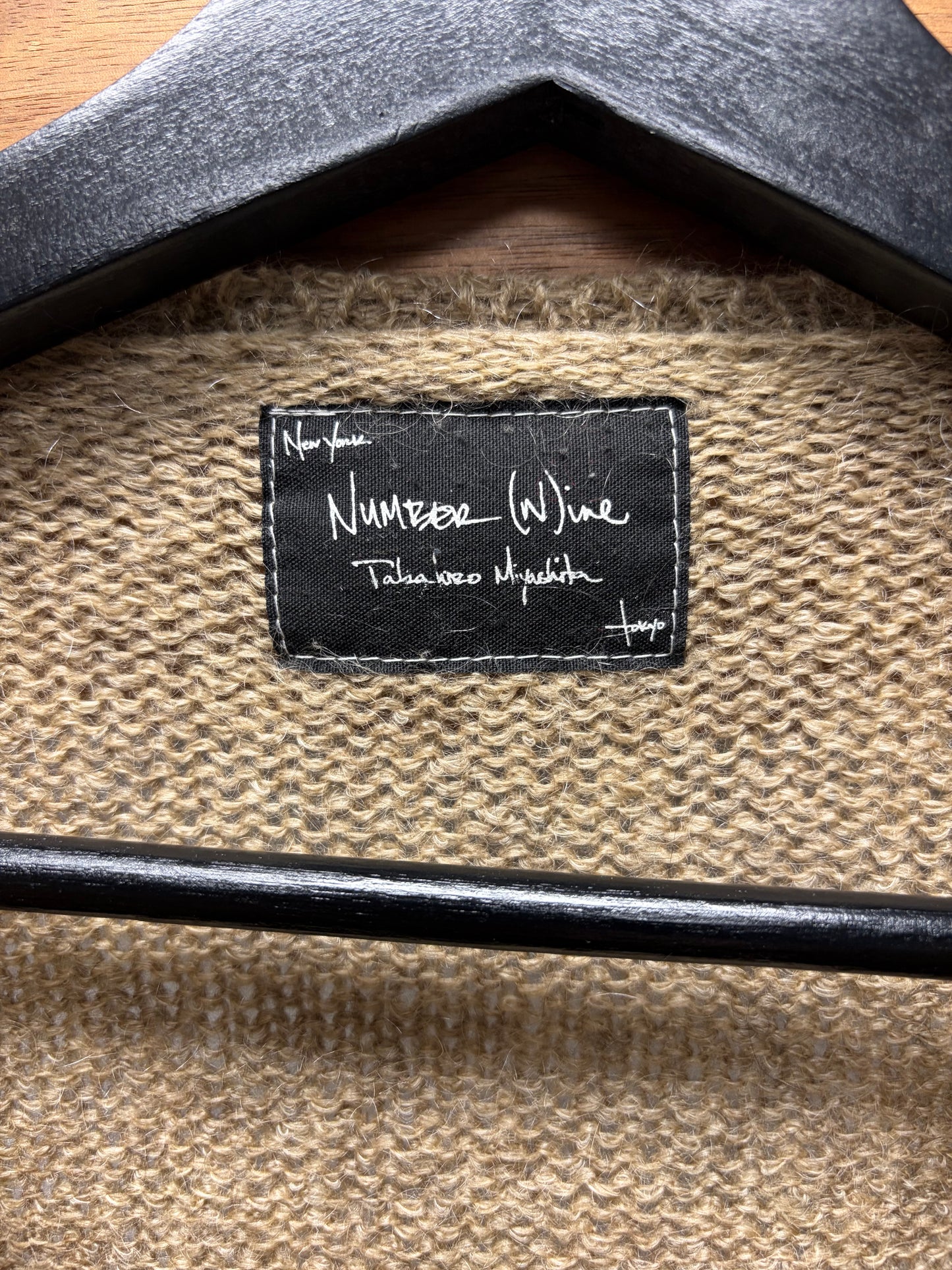 AW2009 Number (N)ine ‘A Closed Feeling’ Loose Gauge Distressed Knit Sweater