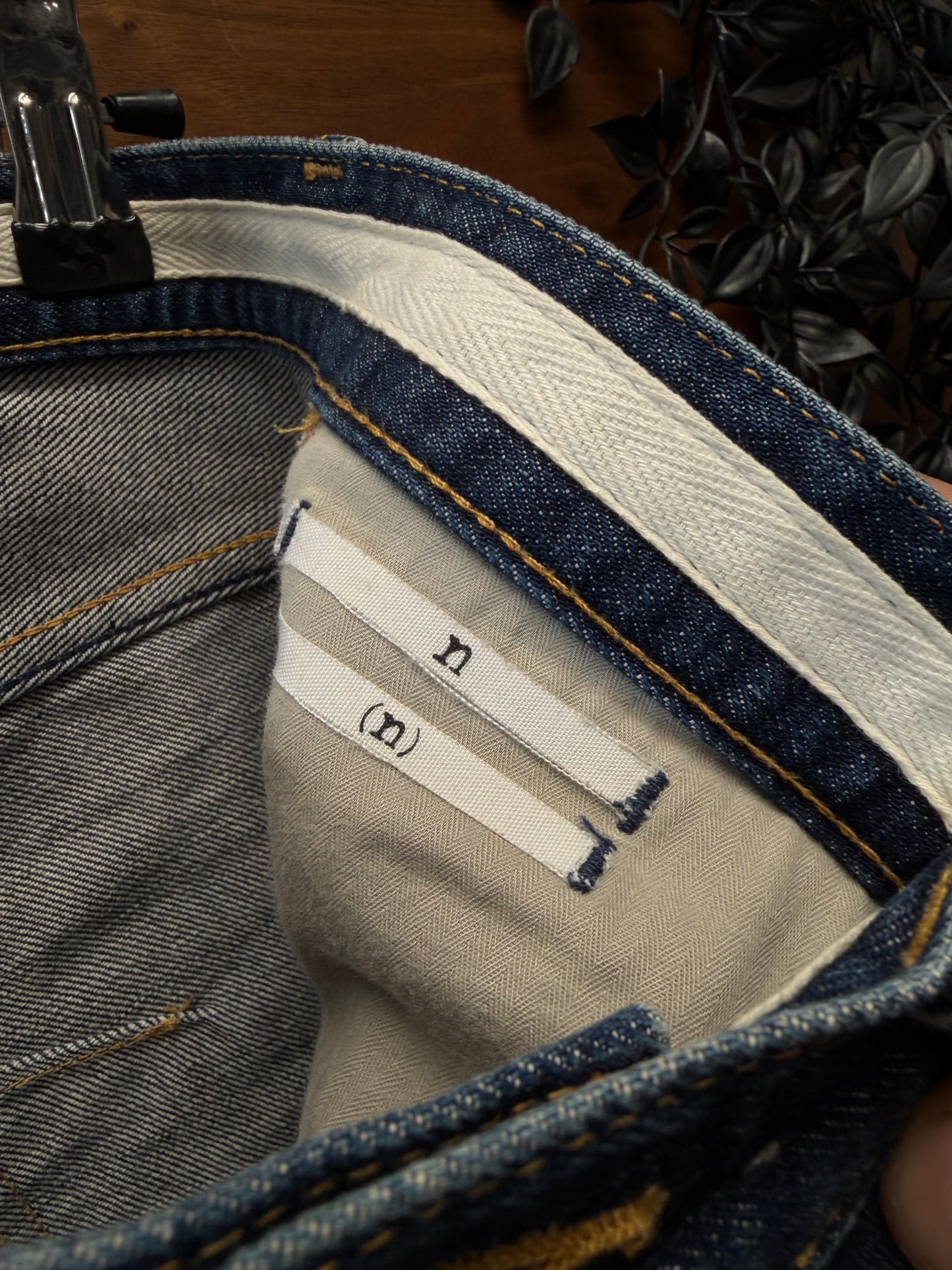 Number (N)ine Darted Blue Skinny Jeans