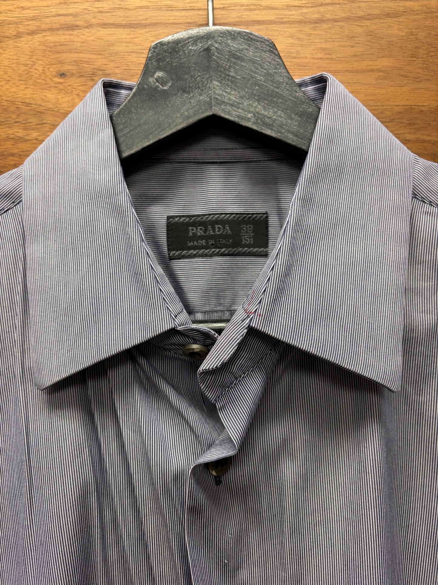 SS2000 Prada Soft Lilac Purple Short Sleeve Button Up Shirt