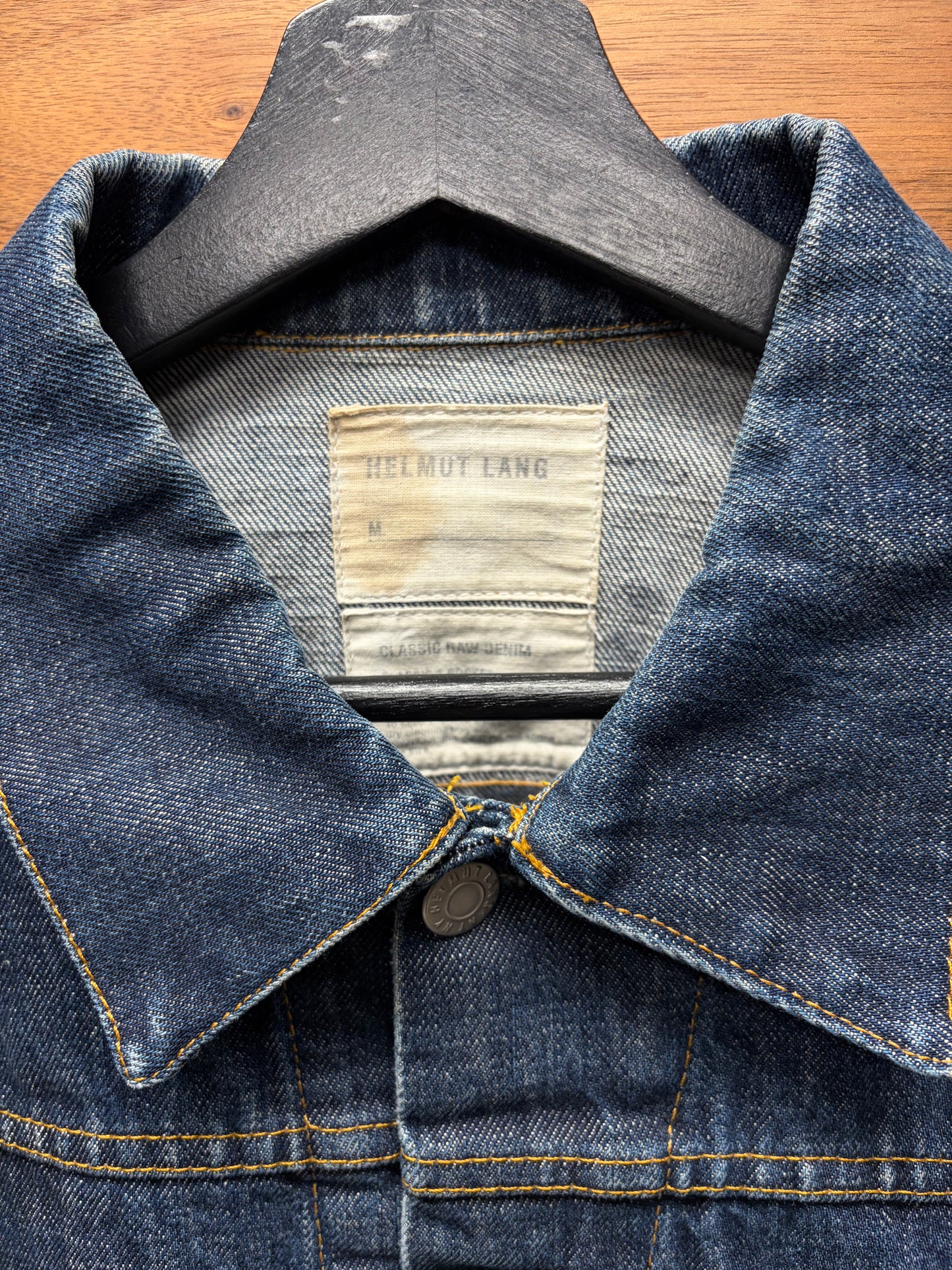 Vintage Helmut Lang Classic Blue Denim Trucker Jacket