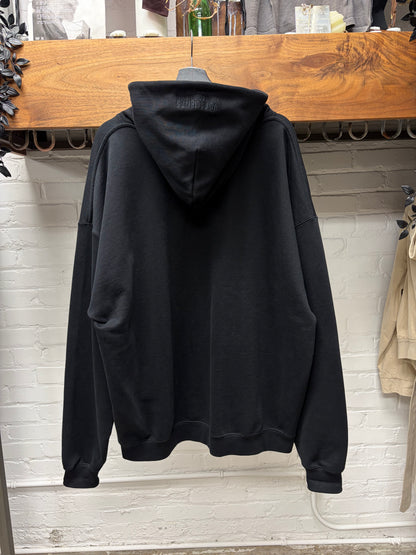 Vetements Crystal Embellished Black ‘Crest Logo’ Limited Edition Hoodie