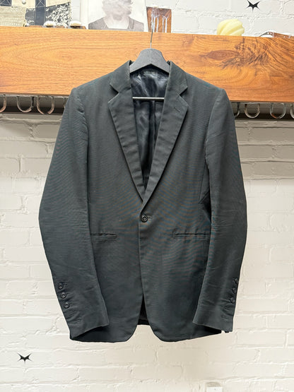 SS2013 Rick Owens ‘Island’ Mainline Black Cotton Blazer