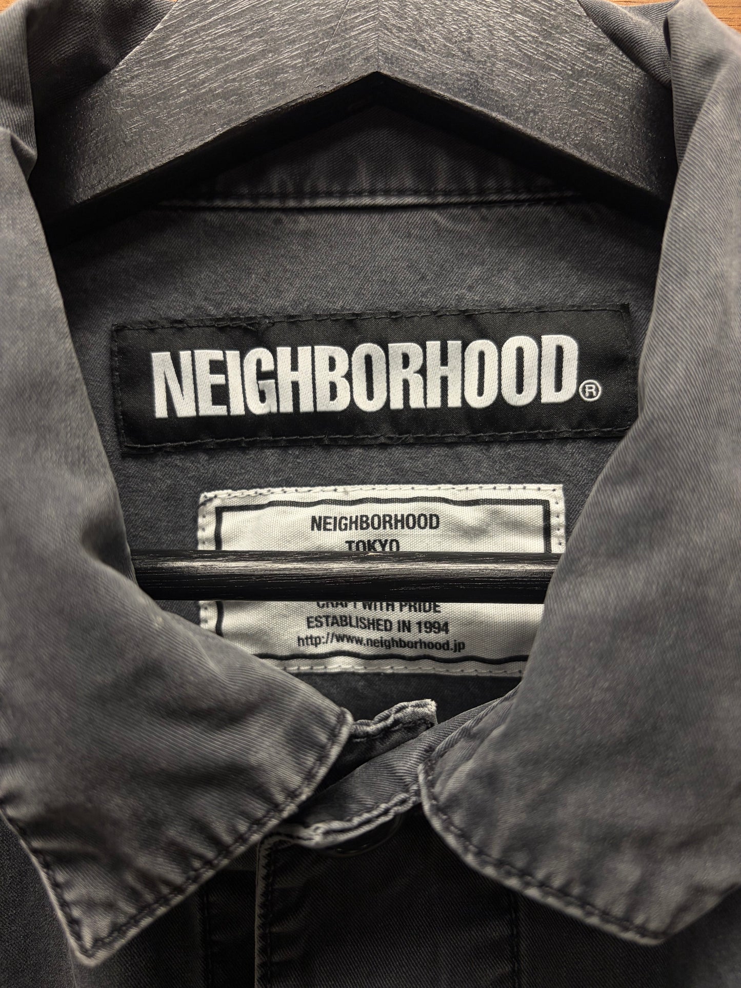 Neighborhood Grey/Blue Denim Chore Jacket