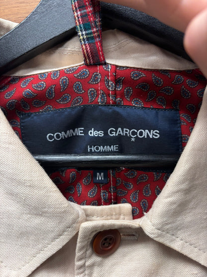 Comme Des Garcons Homme Tan Brown Long Coat